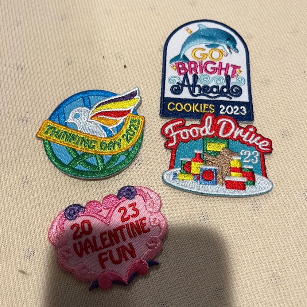 Colorful Embroidered Patches Set 2023